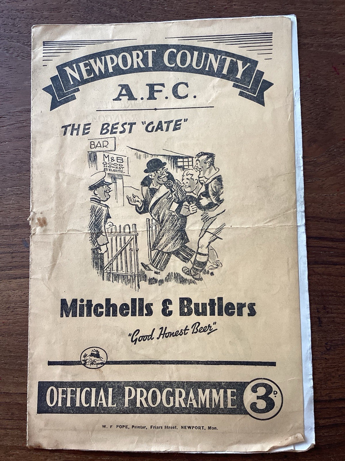 23/3/1951 Newport County v Norwich City Programme for sale on Ebay