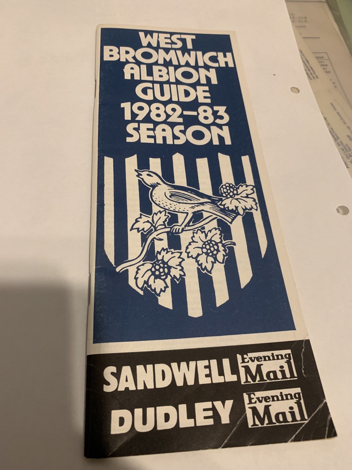 West Bromwich Albion Guide 1982/83 WBA Sandwell /Dudley Evening Mail booklet for sale on Ebay