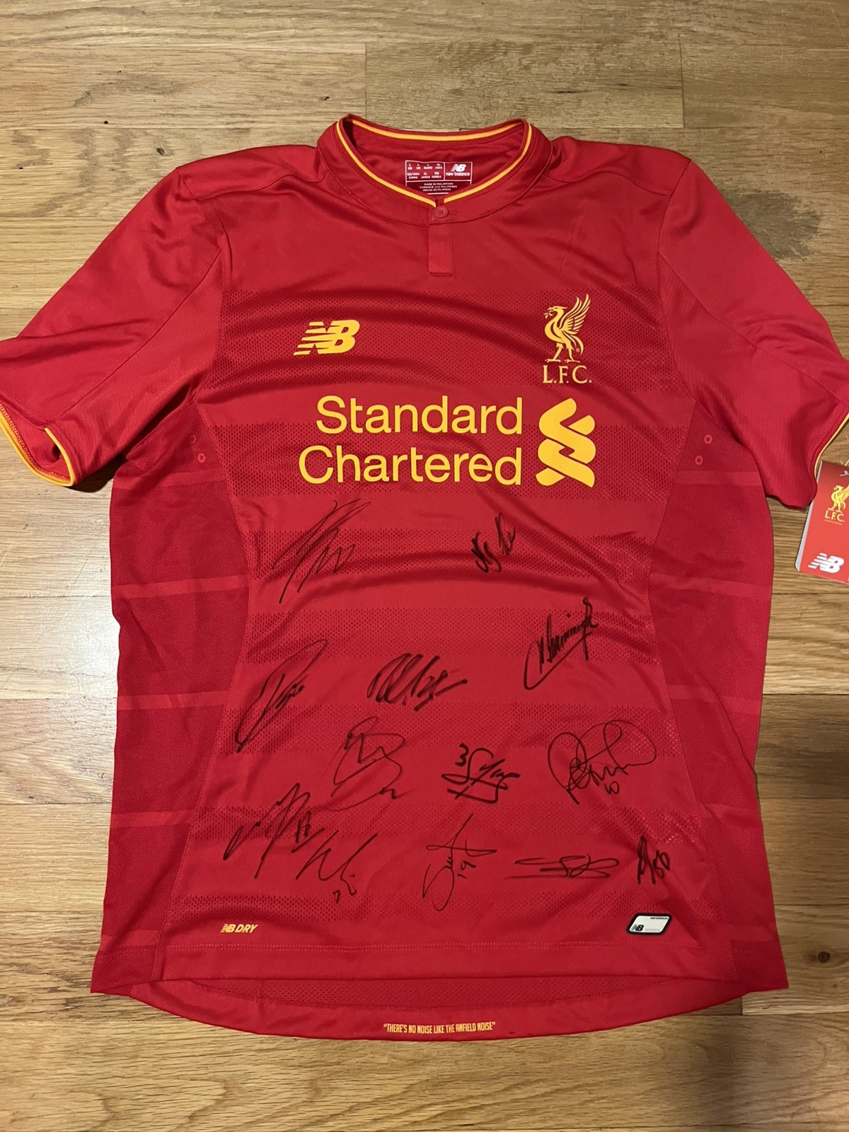 2016-17 Liverpool Shirt signed With Certificate Of Authenticity and Box NWT NEW for sale on Ebay