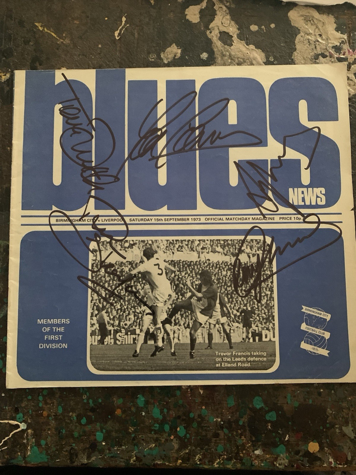 Birmingham City V Liverpool 1973 Programme Multi Signed Liverpool Autographs for sale on Ebay