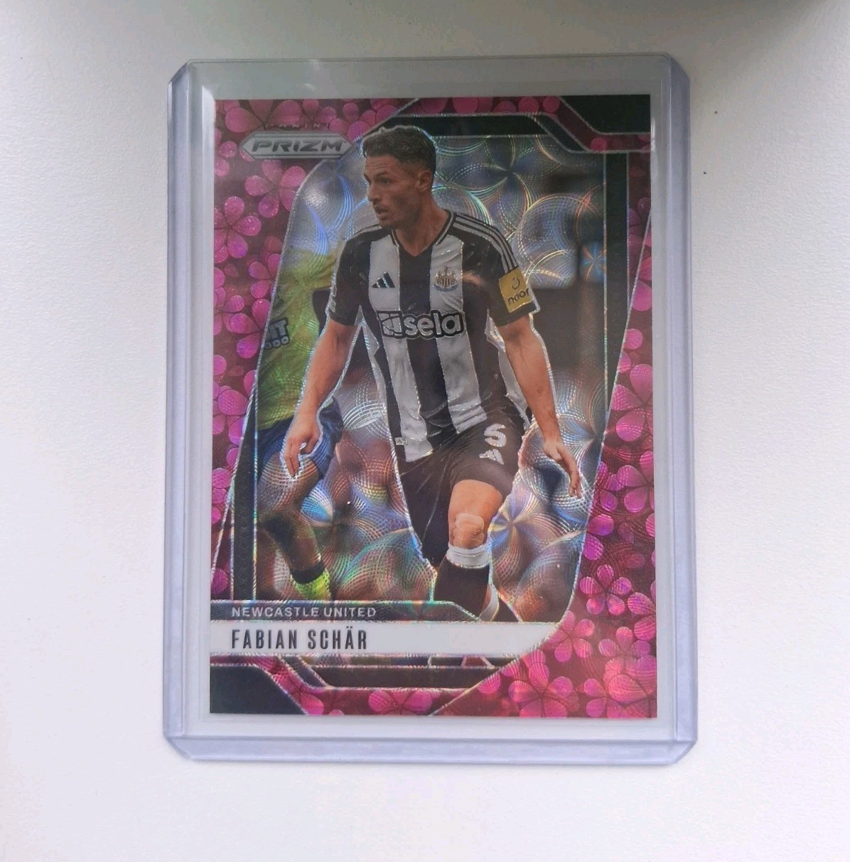 2024-25 Panini Prizm Premier League EPL Fabian Schar (Newcastle) Plum Blossom /8 for sale on Ebay