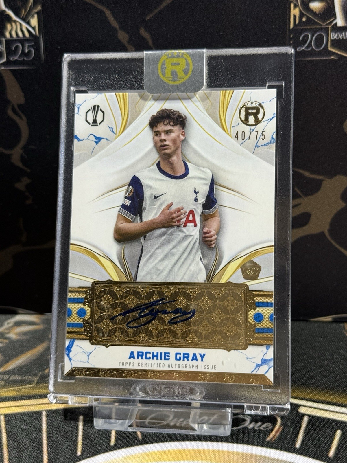 2025 Topps Reverence Archie Gray /75 Auto Tottenham 👑 for sale on Ebay