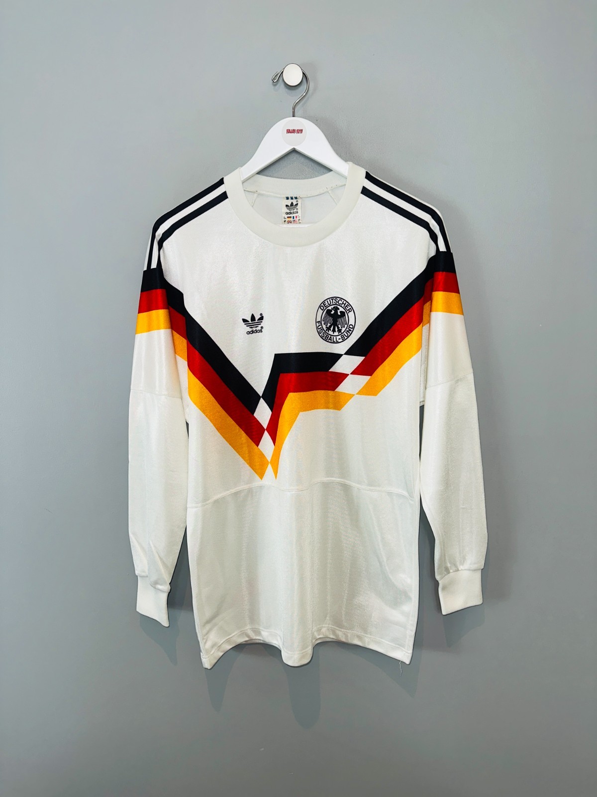 WEST GERMANY 1988/90 HOME SHIRT (size M)  ADIDAS ORIGINAL VINTAGE FOOTBALL SHIRT for sale on Ebay