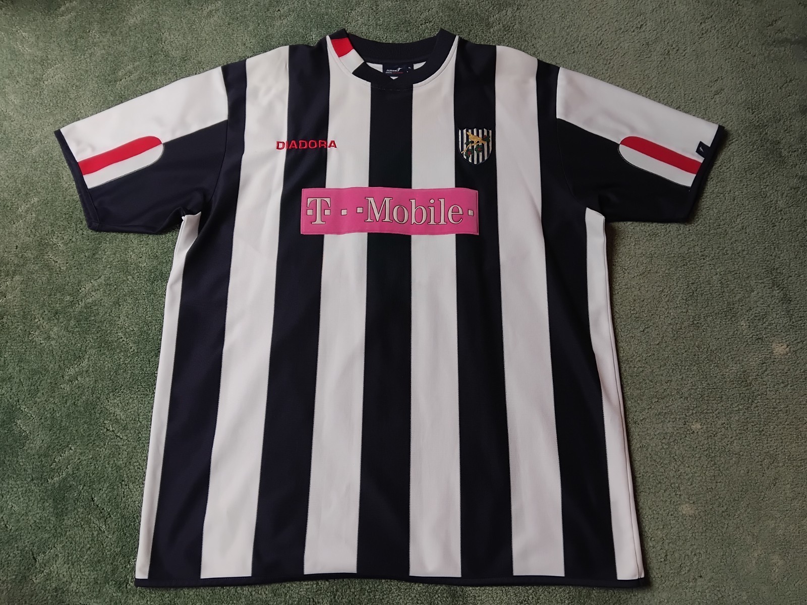 West Bromwich Albion Official Merchandise Diadora T-Mobile Shirt - Extra Large for sale on Ebay