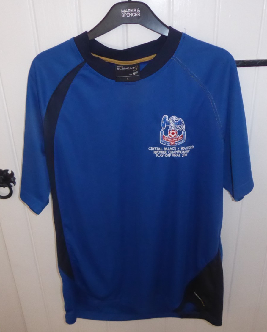 Crystal Palace v Watford Play-Off Final 2013 Large Football Shirt Pit 44'' for sale on Ebay