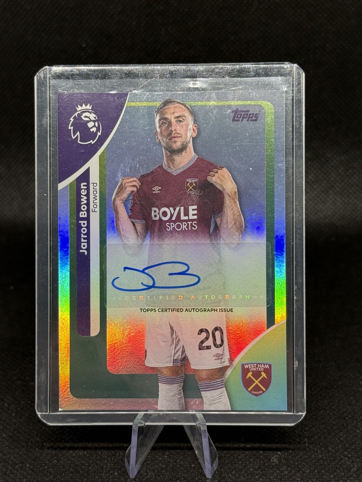 Jarrod Bowen signature Topps Premier League 2026 West Ham United  for sale on Ebay