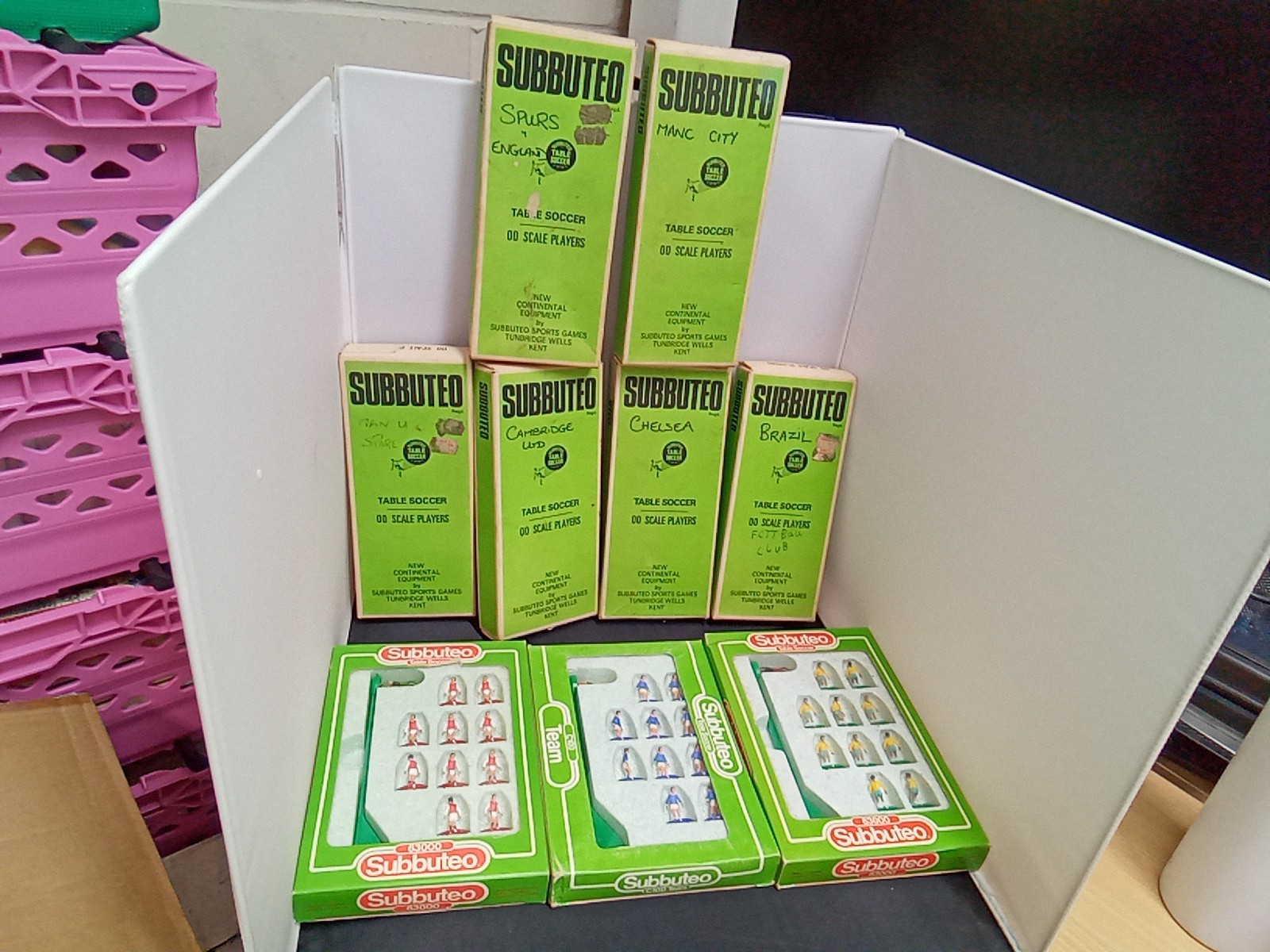 Vintage Subbuteo Bundle 9 Teams for sale on Ebay