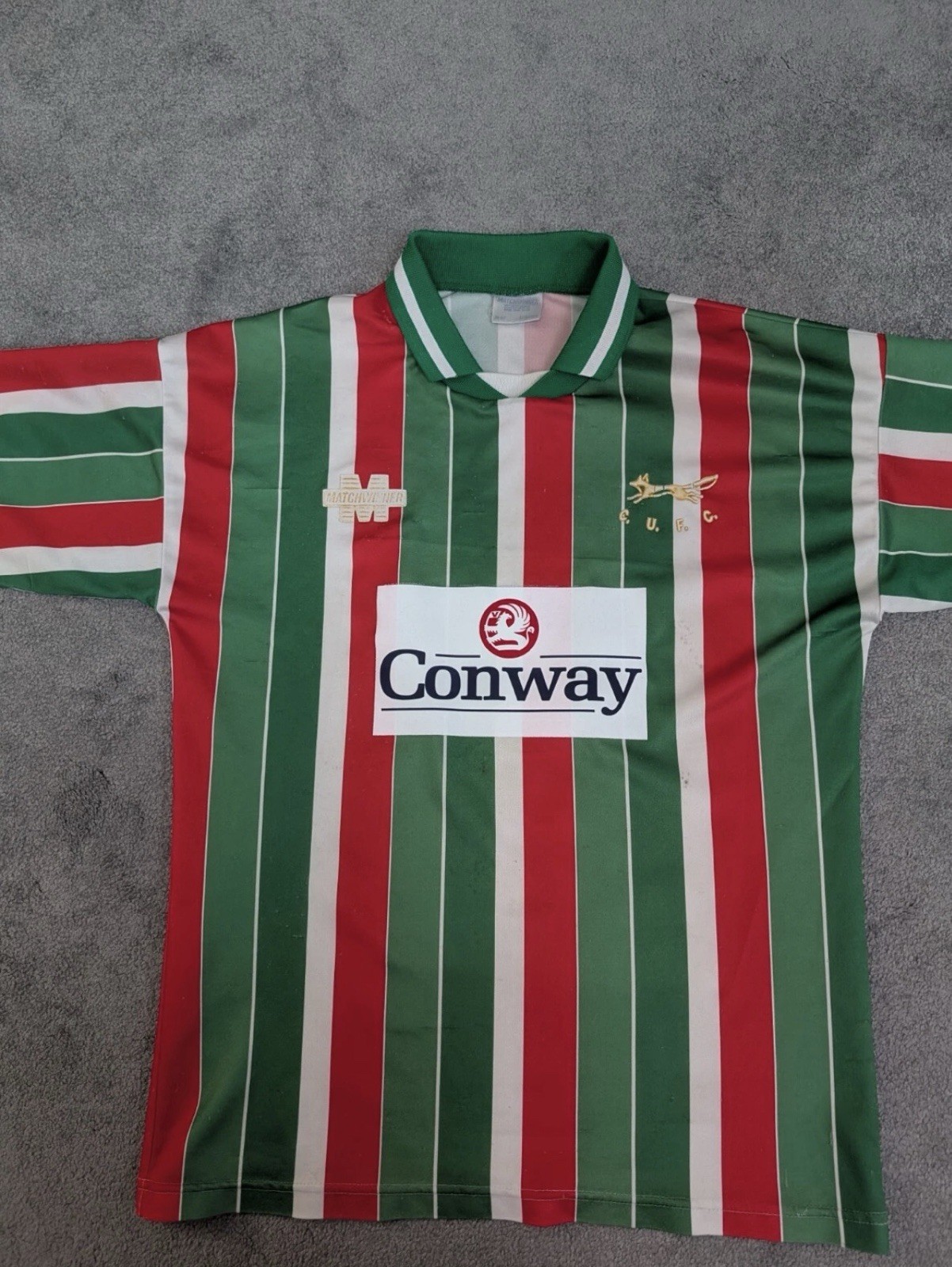 Carlisle United Deck Chair Away Shirt - 1993/1995 - L Adults - Genuine Original for sale on Ebay