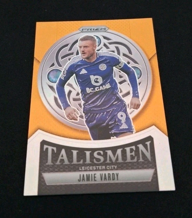 Jamie Vardy Talisman Orange 6/25 (Leicester City) - Prizm 24-25 for sale on Ebay