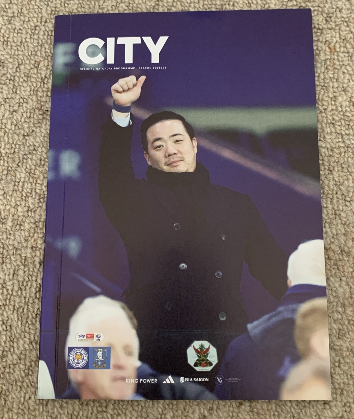 LEICESTER CITY v SHEFFIELD WEDNESDAY PROGRAMME for sale on Ebay
