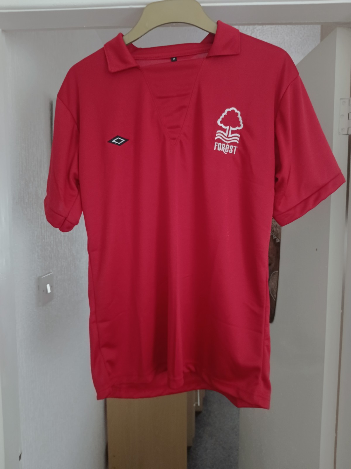 Nottingham Forest 1974/75 Replica Home Shirt. XL for sale on Ebay
