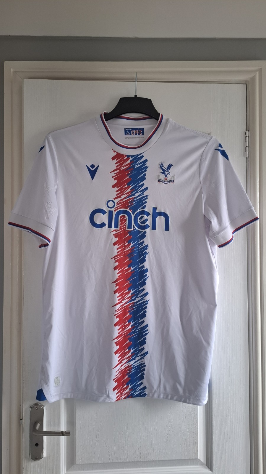 Crystal Palace 2022/23 Season  White Away Shirt Size 3XL for sale on Ebay