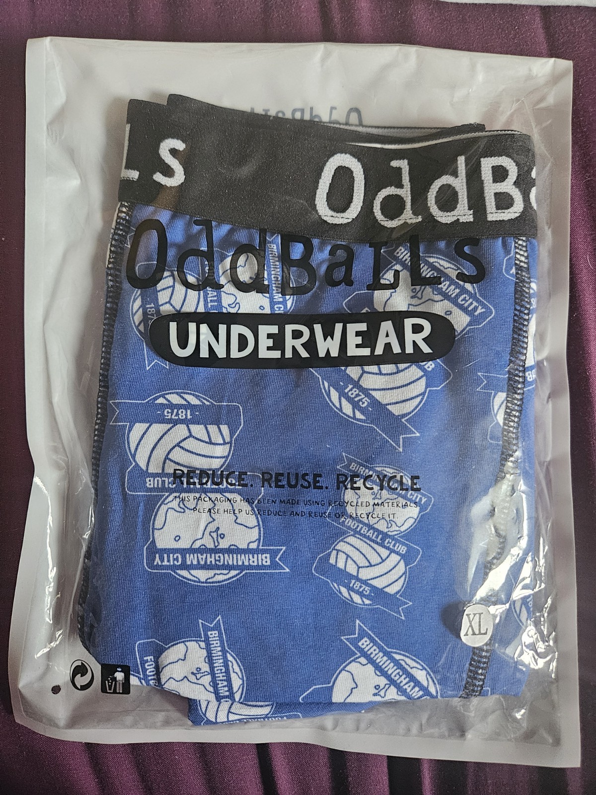 Oddballs, Birmingham City Fc, Boxer Shorts Bnib, XL, BCFC for sale on Ebay