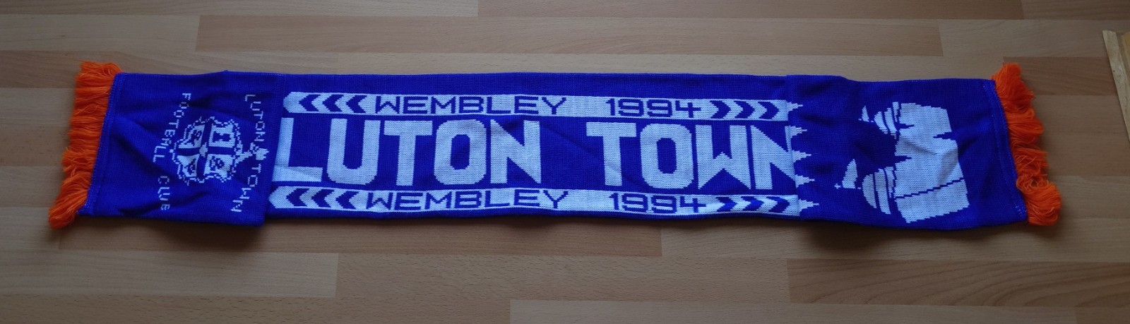 Luton Town FC Wembley 1994 scarf for sale on Ebay