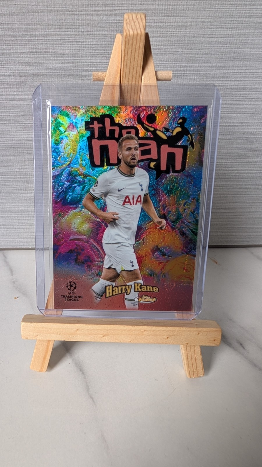 Harry Kane Tottenham Football Card Topps Finest 2023 The Man Case Hit  61/75  for sale on Ebay