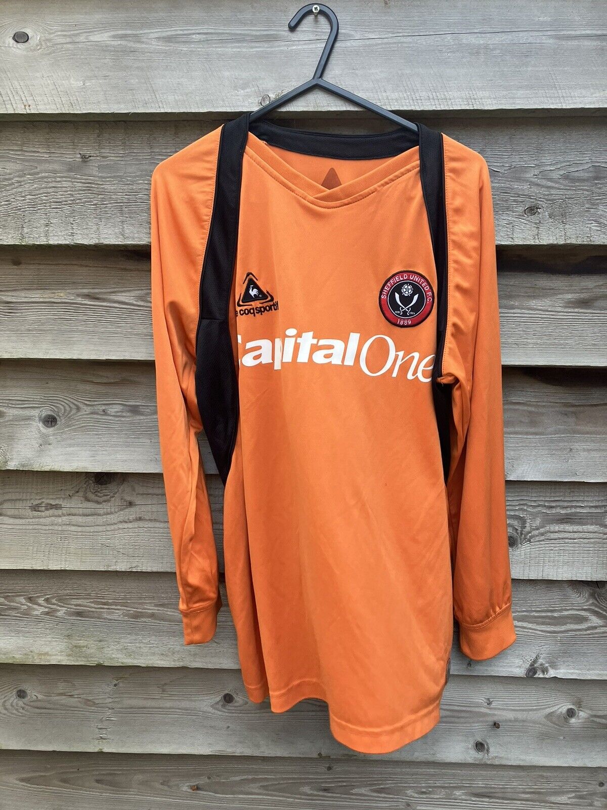 SHEFFIELD UNITED 2006/2007 GOALKEEPER FOOTBALL SHIRT LE COQ SIZE Adult M/L for sale on Ebay
