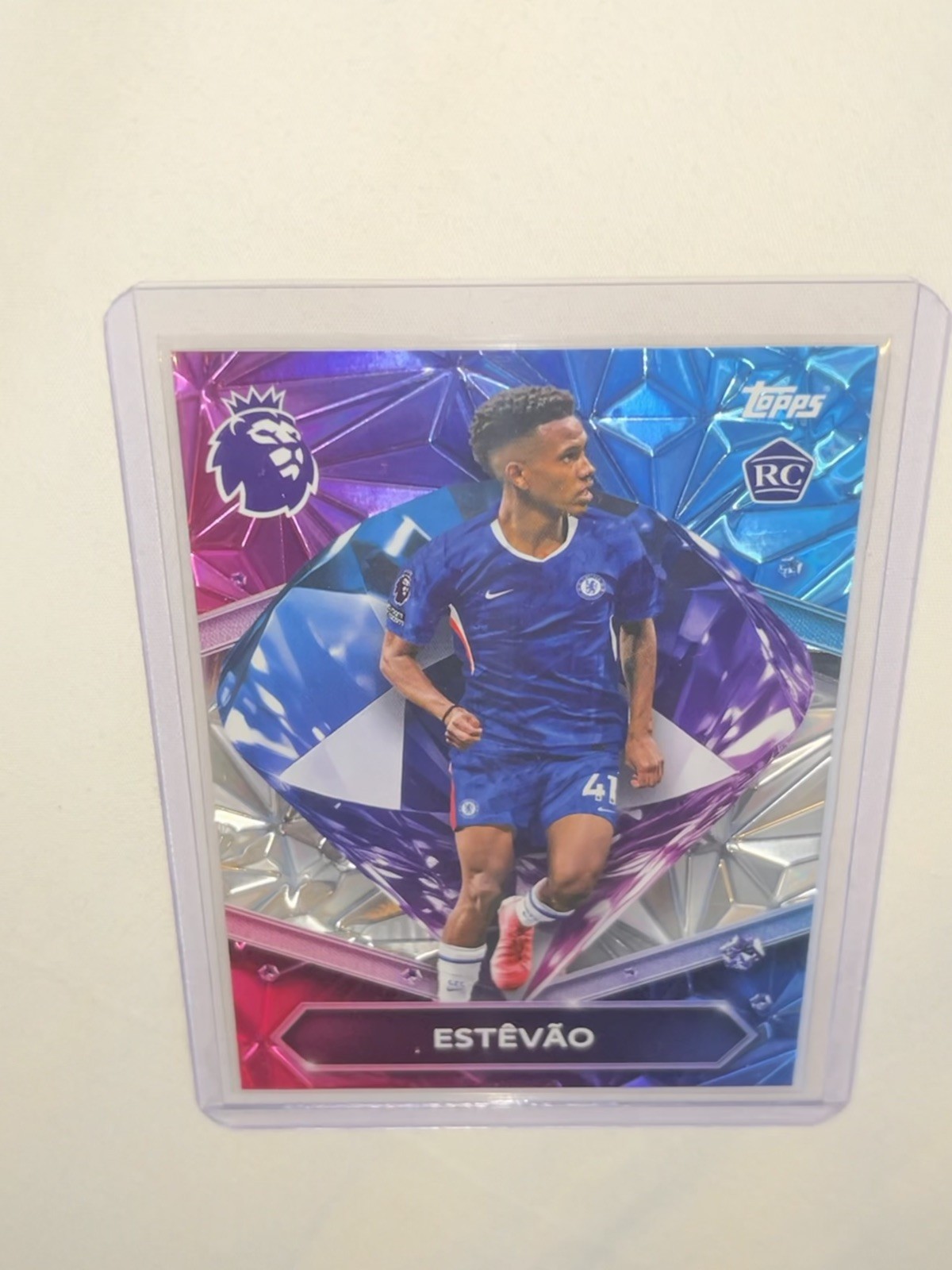 Topps Premier League 25/26 Estevao Diamond Rookie RC 1:500 Chelsea for sale on Ebay