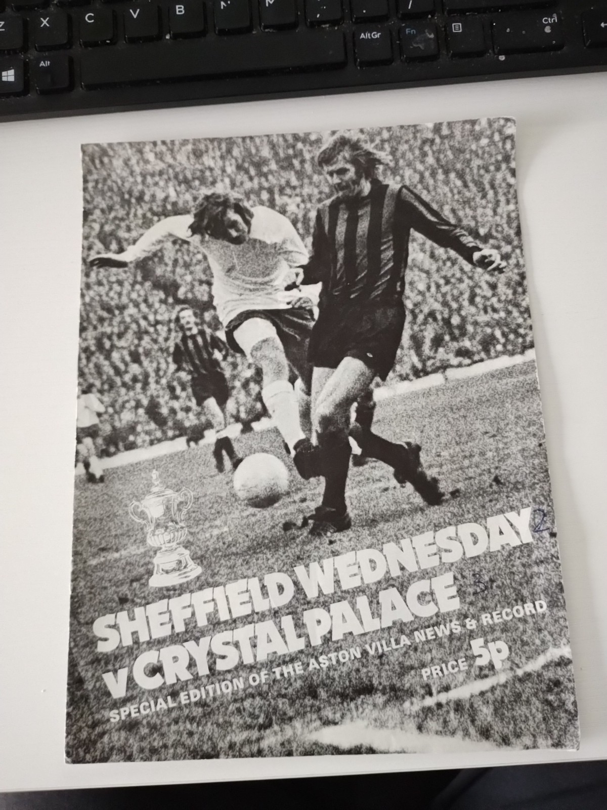 Sheffield Wednesday V Crystal Palace 19/02/1973 FA Cup Round 4 2nd Replay Villa for sale on Ebay