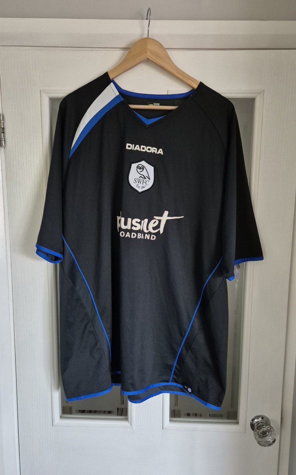 Sheffield Wednesday 2xl 2005-2006 Black Away Shirt Good Condition for sale on Ebay