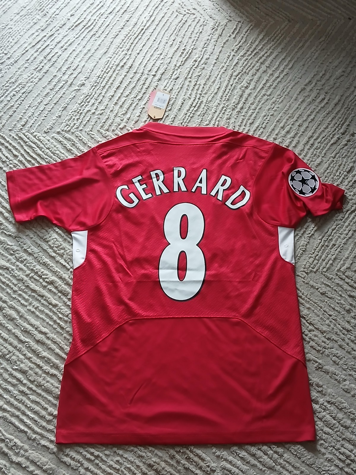Retro 2005 Liverpool Gerrard Champions League Final Shirt for sale on Ebay