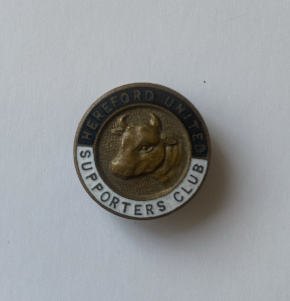 Original Hereford United Supporters Club Lapel Badge C1950’s Rare for sale on Ebay