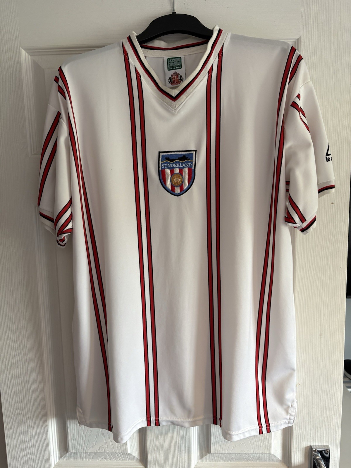 Sunderland AFC Score Draw Retro Home Shirt Season 1981-1983 XL for sale on Ebay