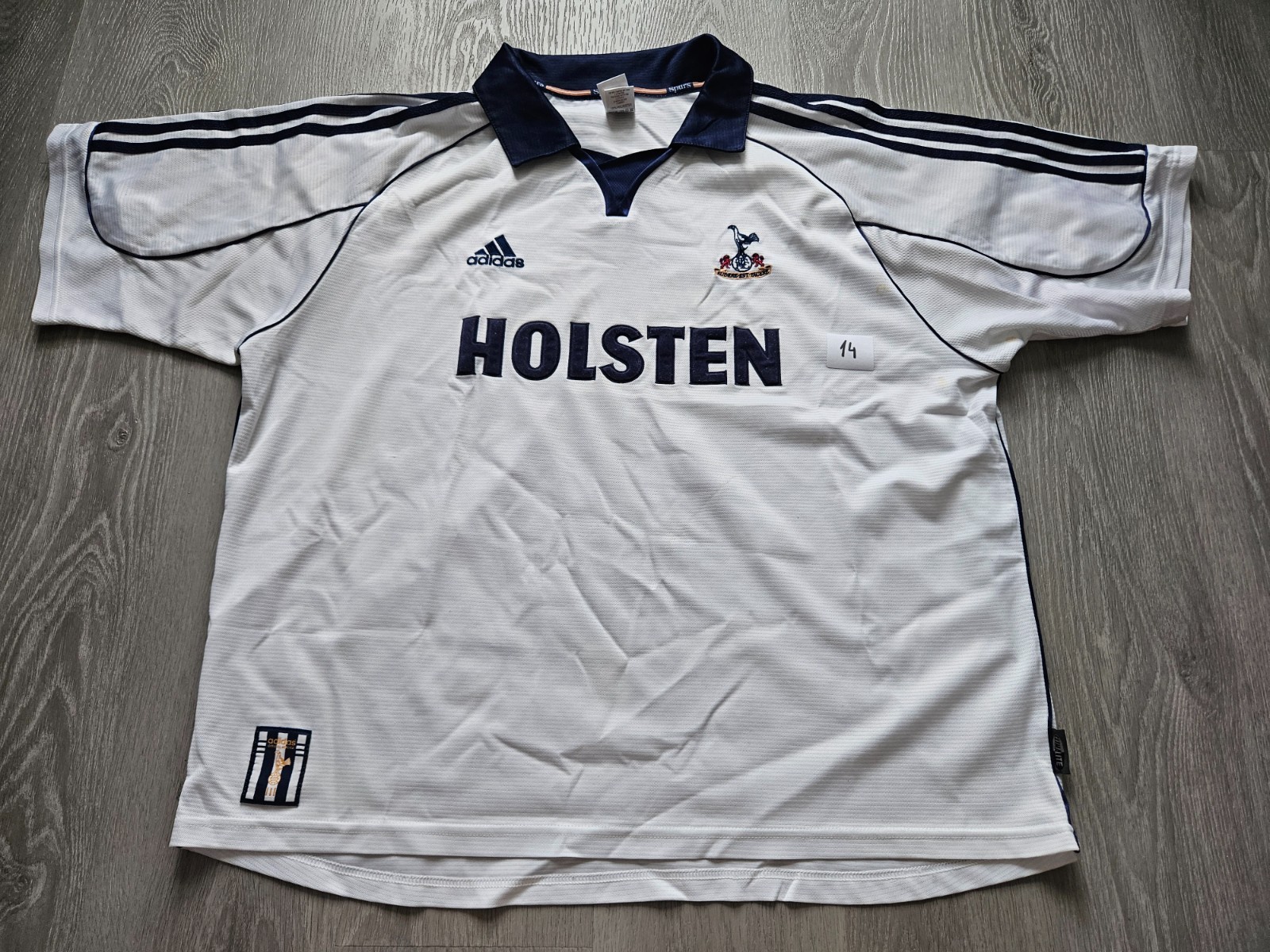 Mens adidas Tottenham Hotspur Home football shirt 1999 - 2001 Size XXL for sale on Ebay