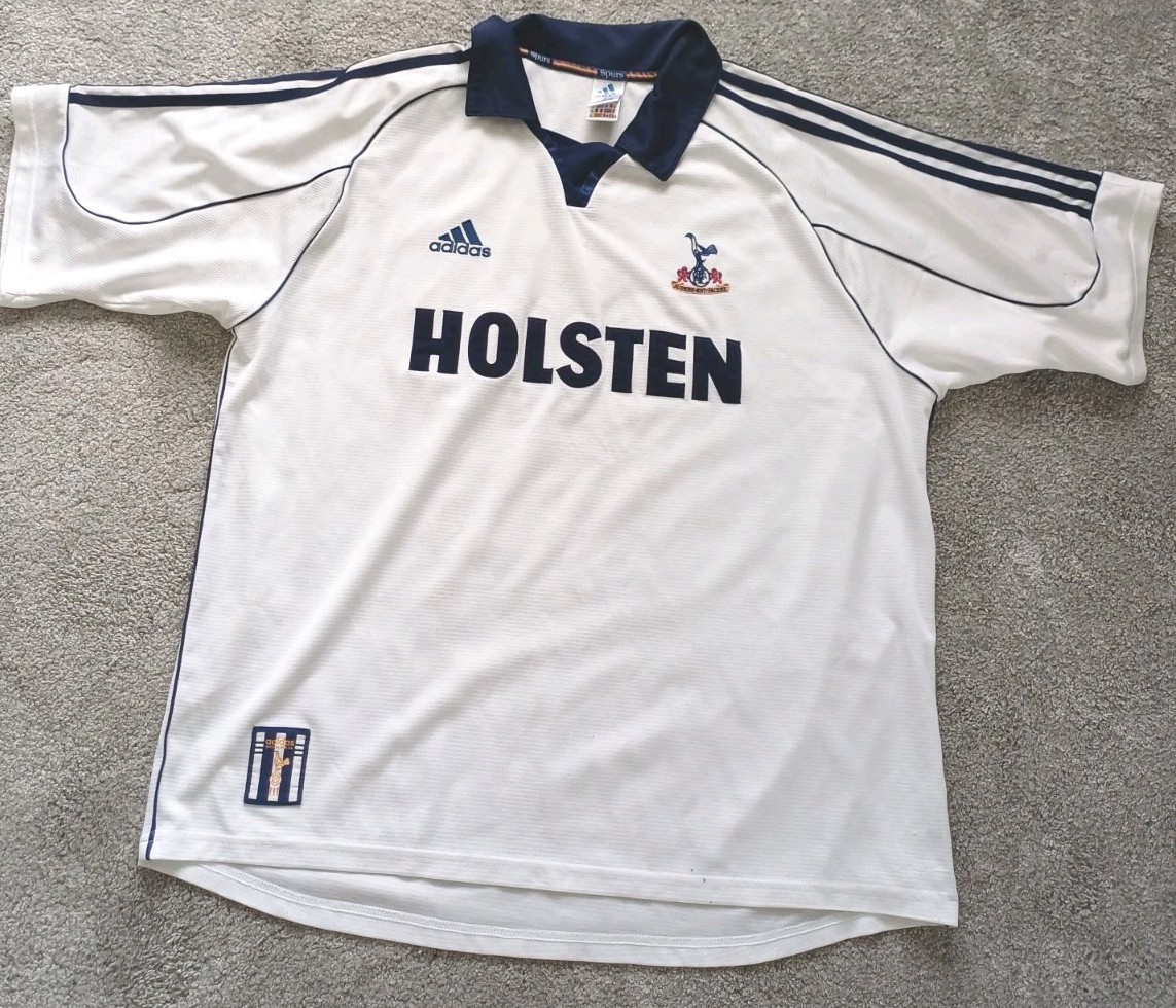 Tottenham Spurs Shirt Authentic Adidas XL Excellent Condition. RARE  for sale on Ebay