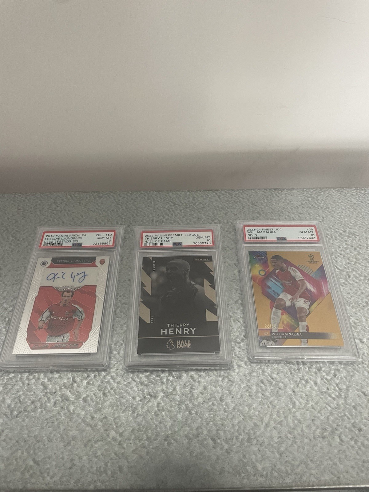 PSA 10 Arsenal Bundle - Numbered And Auto for sale on Ebay