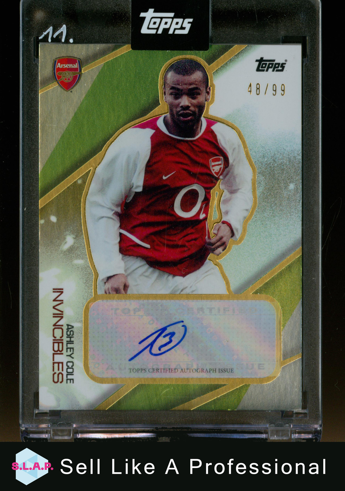 ASHLEY COLE TOPPS FOOTBALL ARSENAL INVINCIBLES ENGLISH 2003/2004 48/99 CAR for sale on Ebay