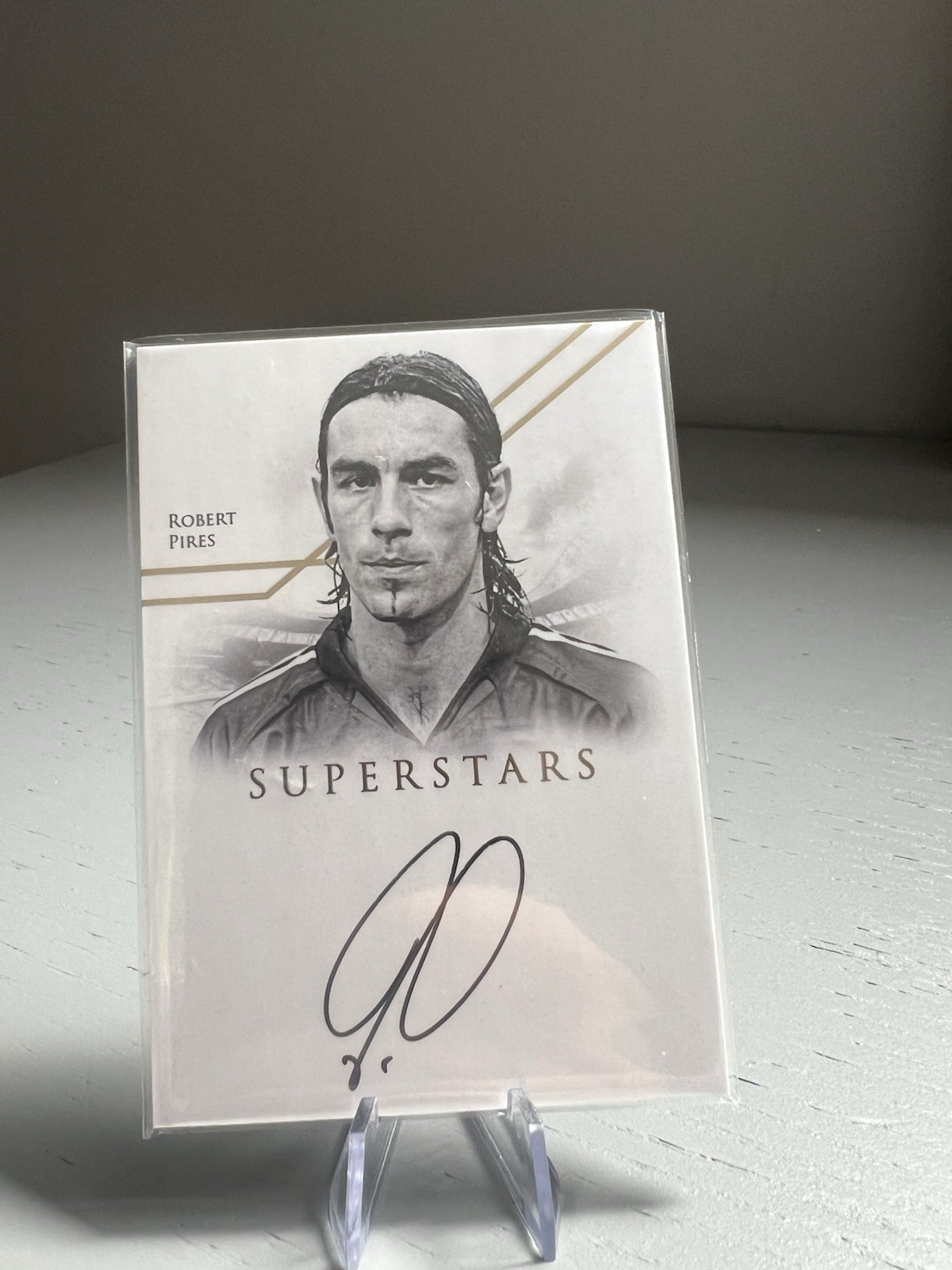 Premier League/Arsenal Legend Robert Pires Futera Auto Card 1/5. Packed Mint 💎 for sale on Ebay
