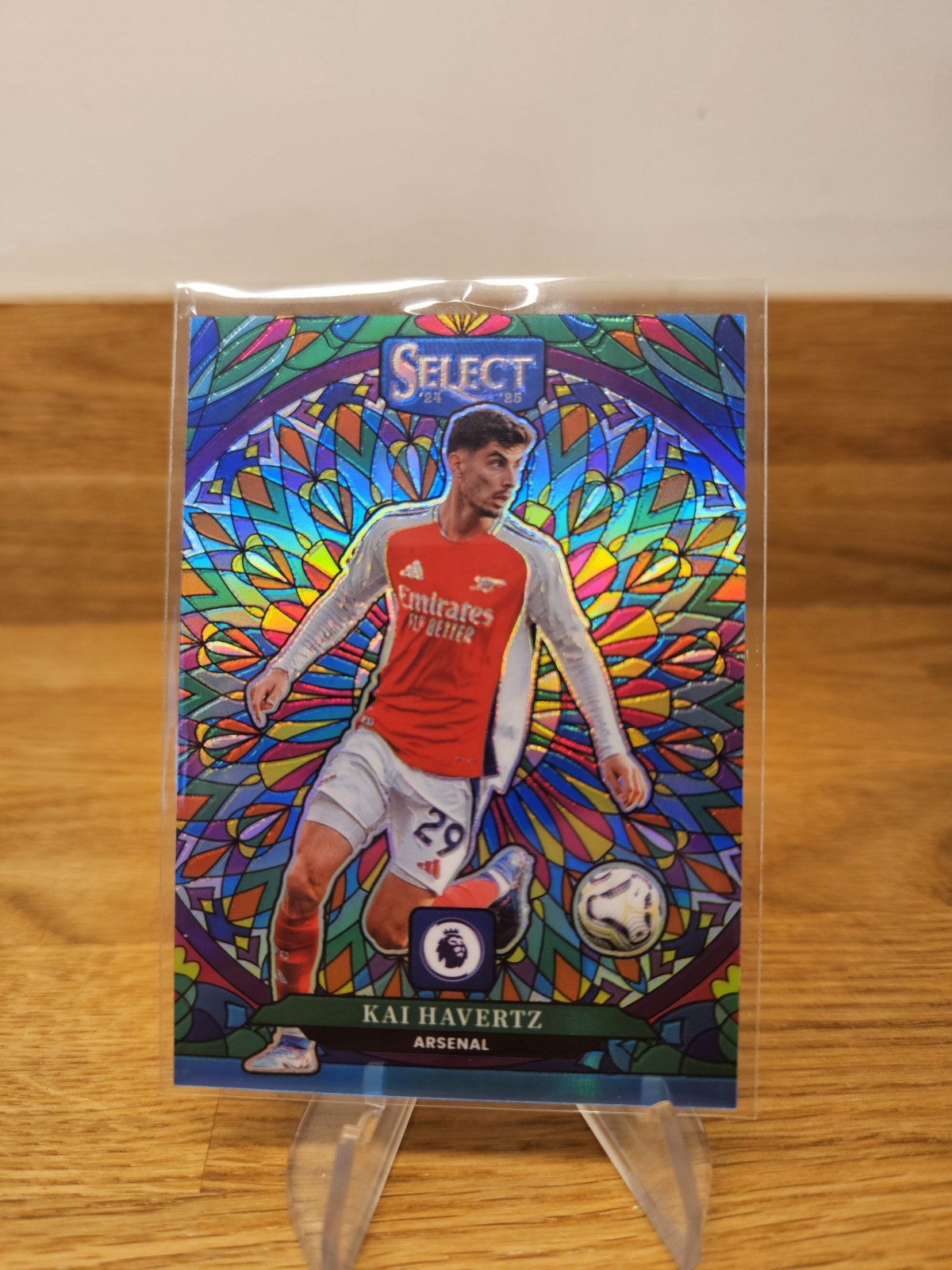 2024-25 Panini Select Premier League Kai Havertz Stained Glass #5 Arsenal NM for sale on Ebay