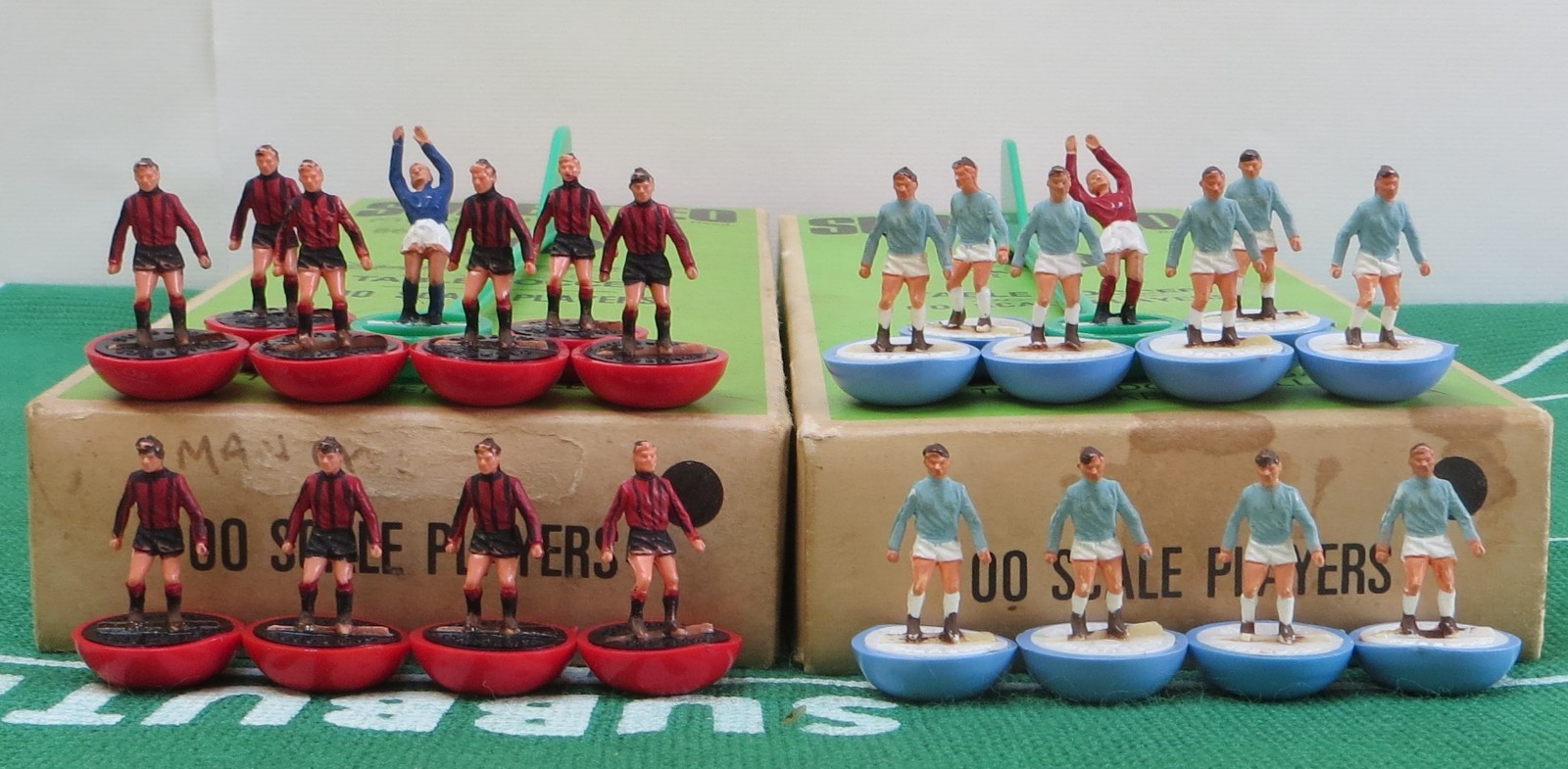 SUBBUTEO 2 HW MANCHESTER CITY TEAMS, HOME & AWAY, IN ORIGINAL BOXES. for sale on Ebay