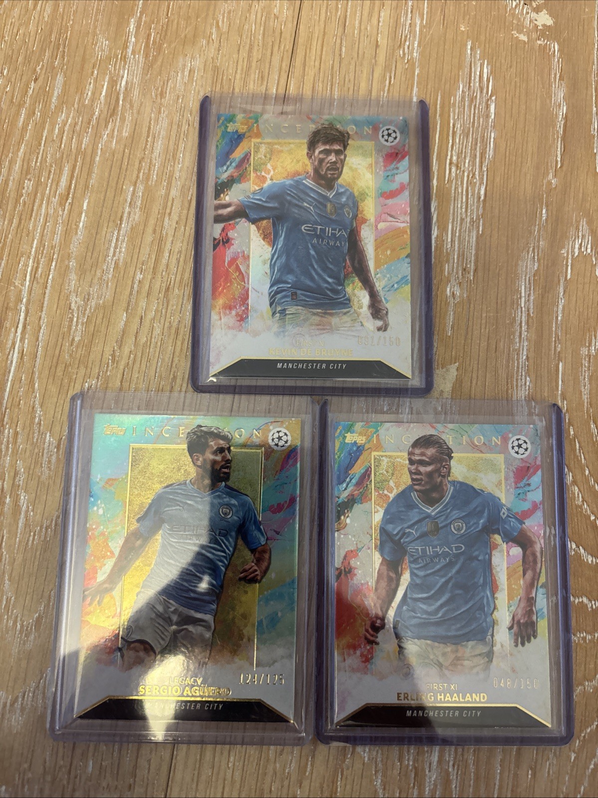 Topps Inception Manchester City Player Bundle ALL NUMBERED for sale on Ebay