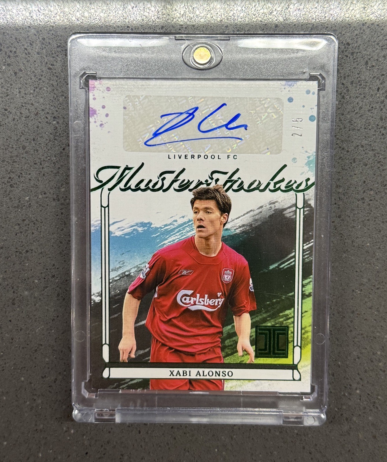 2024-25 Panini Soccer impeccable  Xabi Alonso masterstrokes Auto /5 LIVERPOOL for sale on Ebay