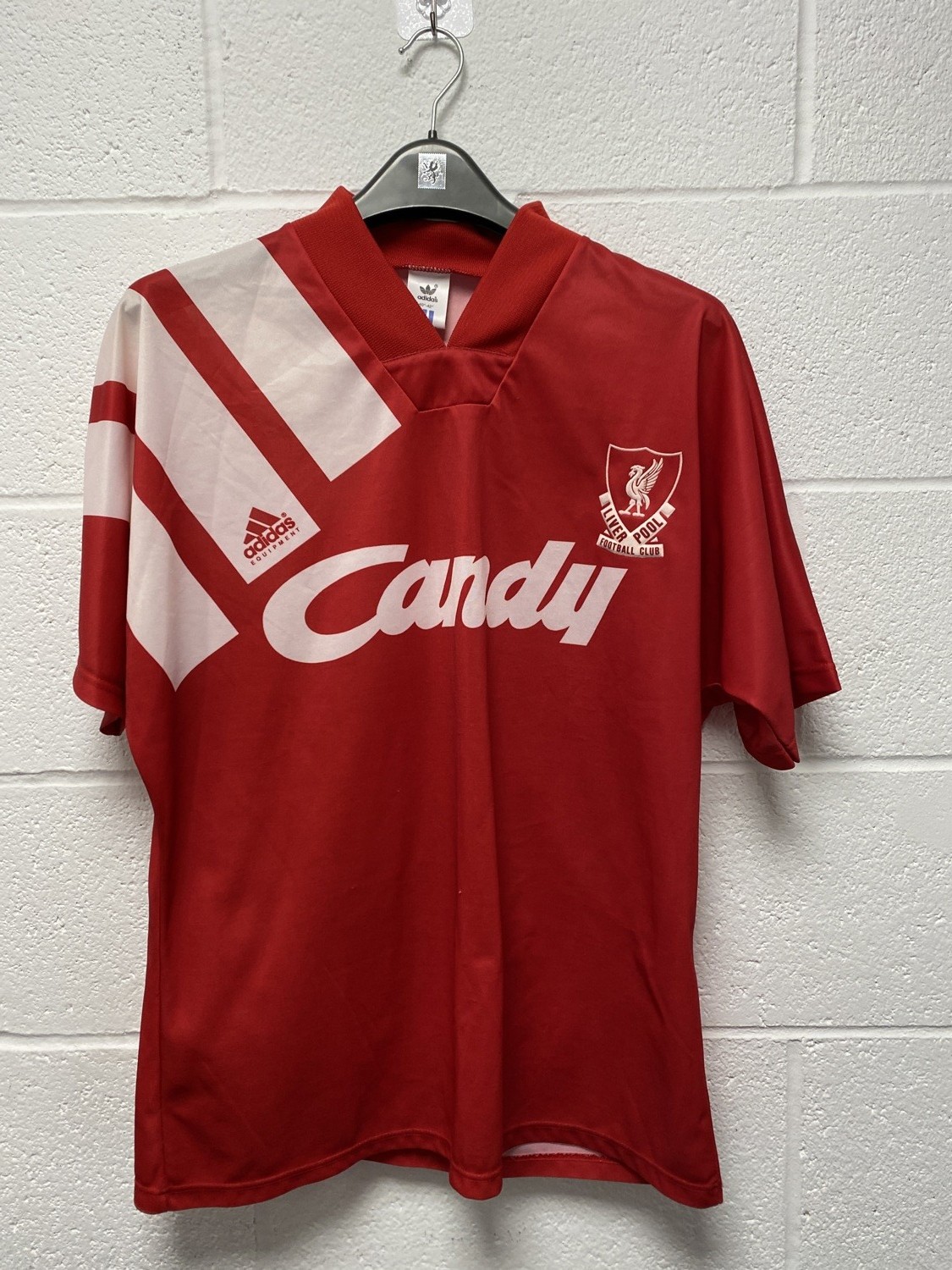 Vintage 1989-1992 Liverpool FC Adidas Home Shirt Candy Sponsor Size 40-42 for sale on Ebay