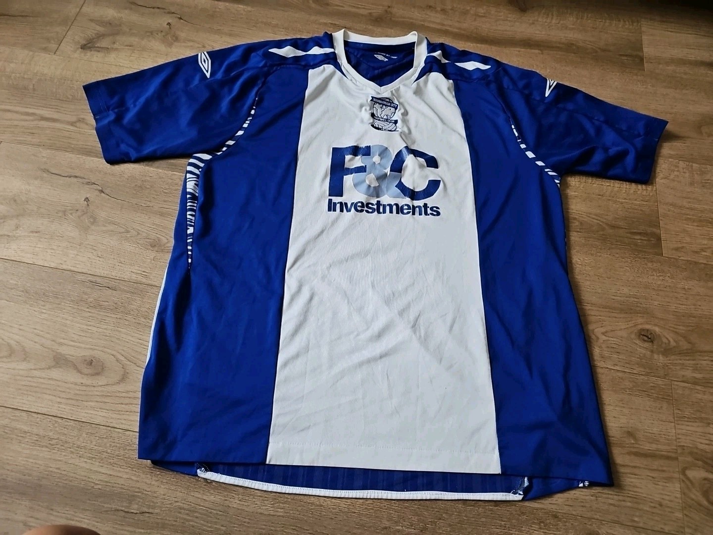 birmingham city football shirt Size XXL for sale on Ebay