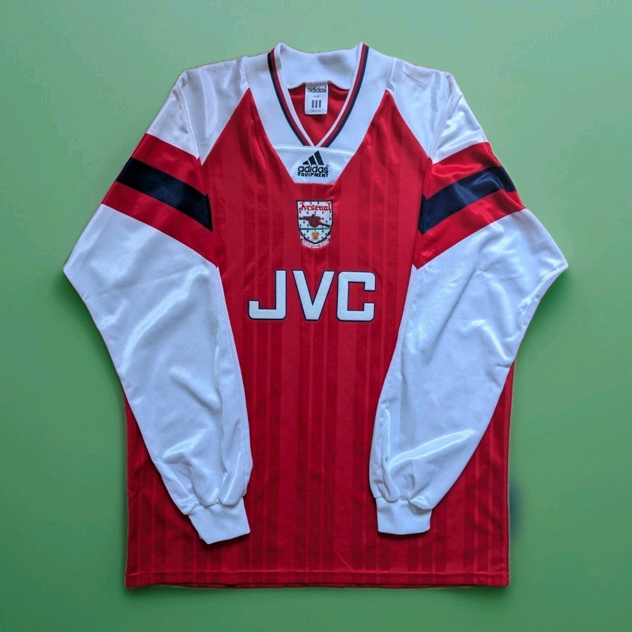Arsenal Shirt 1992 1993 1994 Home Long Sleeve Player Issue Retro Soccer Jersey for sale on Ebay