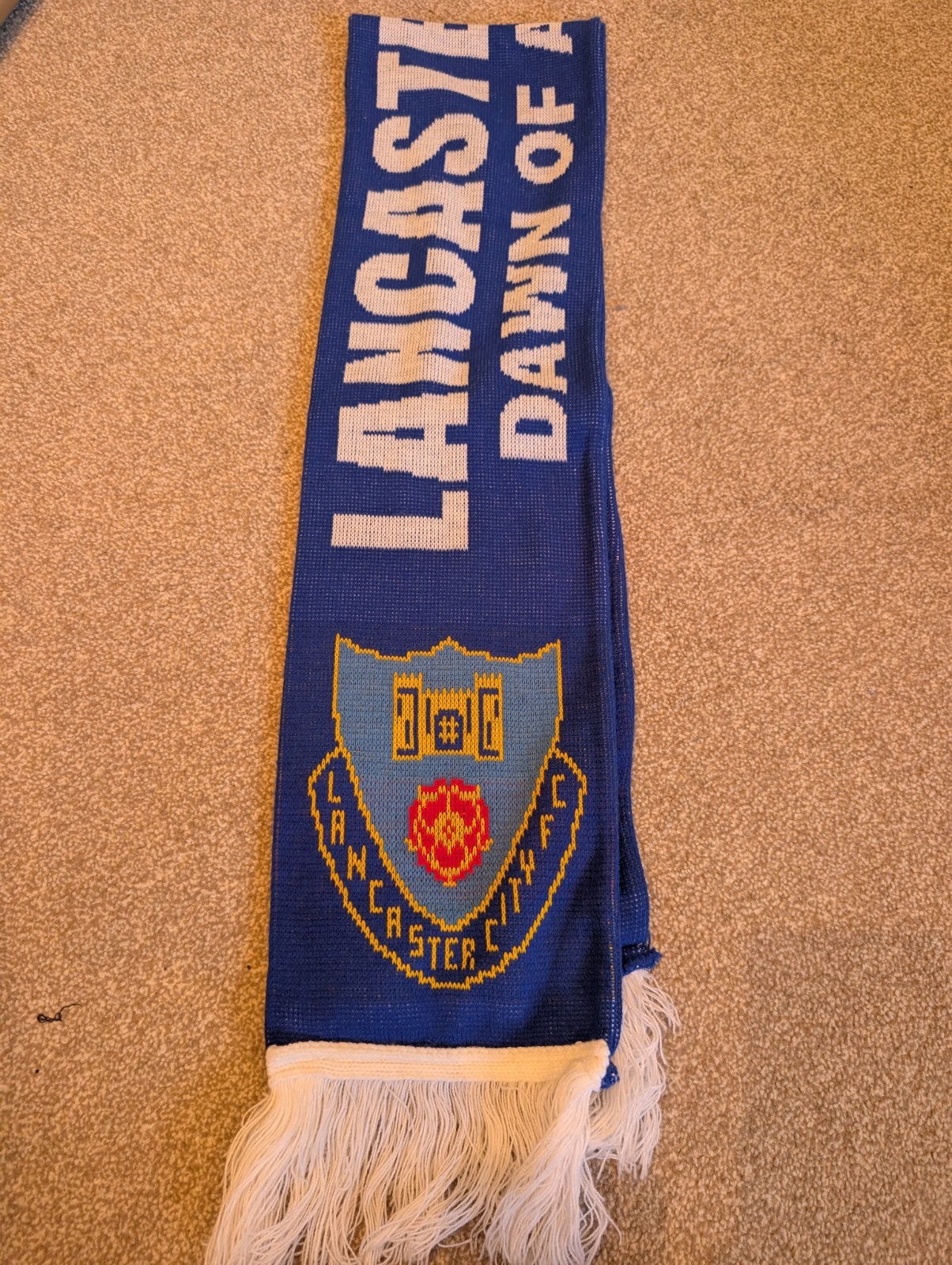 Lancaster City Football Club Scarf for sale on Ebay