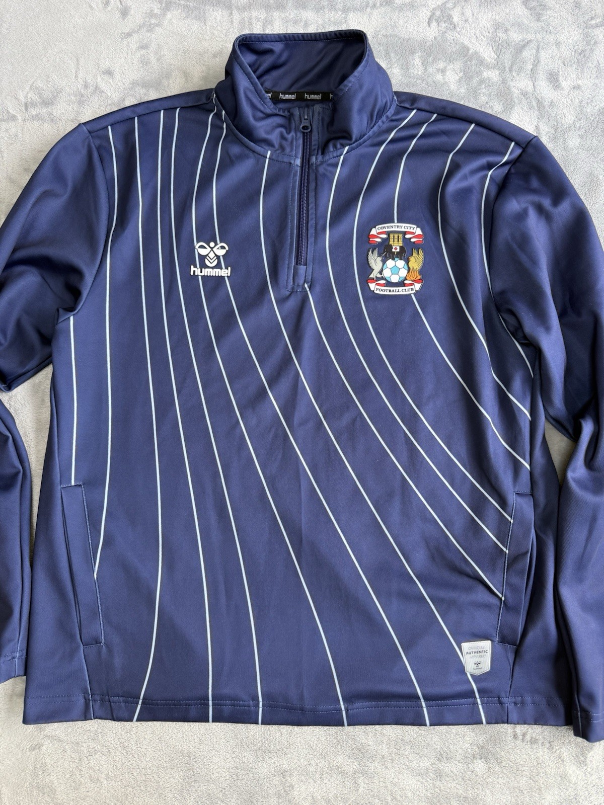 Coventry City Quarter Zip Hummel Size Large Men’s 2023/24 for sale on Ebay