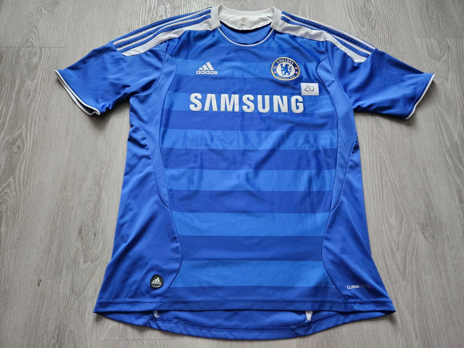 Mens adidas Chelsea Home football shirt 2011 - 2012 Size L for sale on Ebay