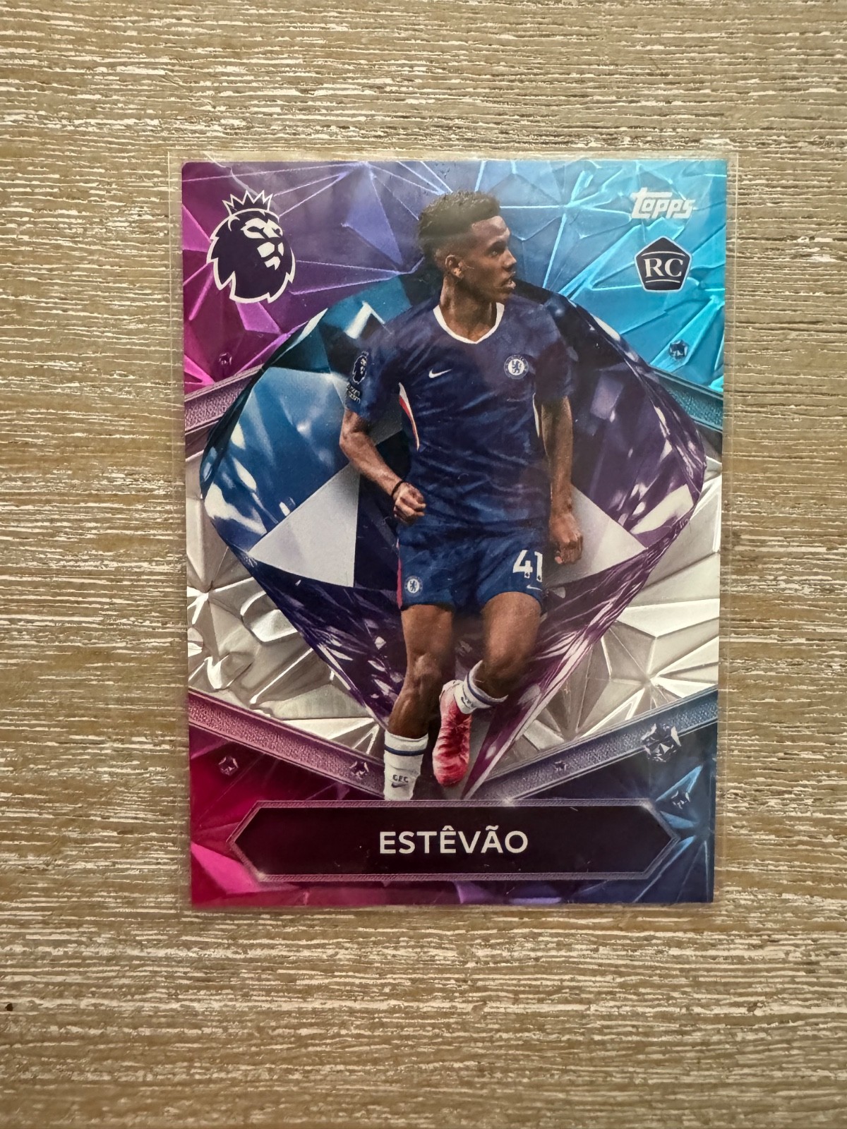 Topps Premier League 2026 Estevao Diamond Rookie Card. Rare. Chelsea for sale on Ebay