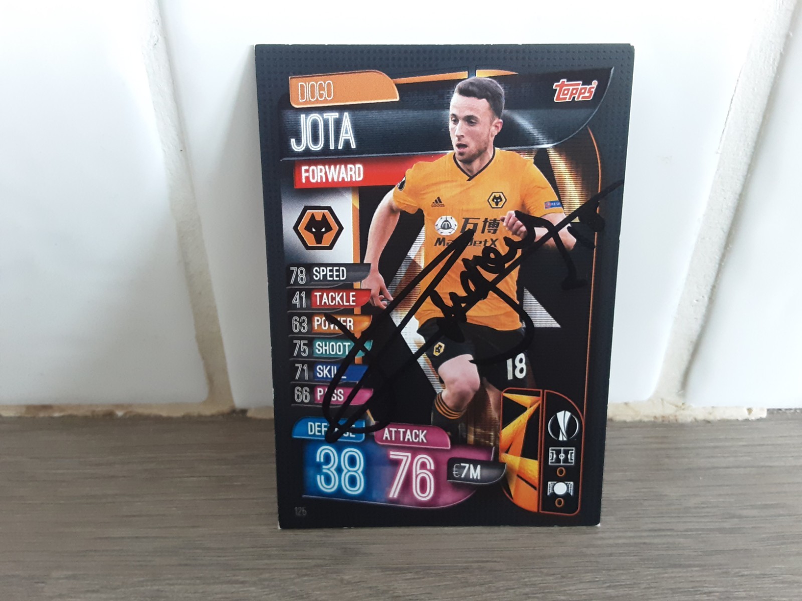 WOLVES - DIOGO JOTA Hand Signed Football Trading card  for sale on Ebay