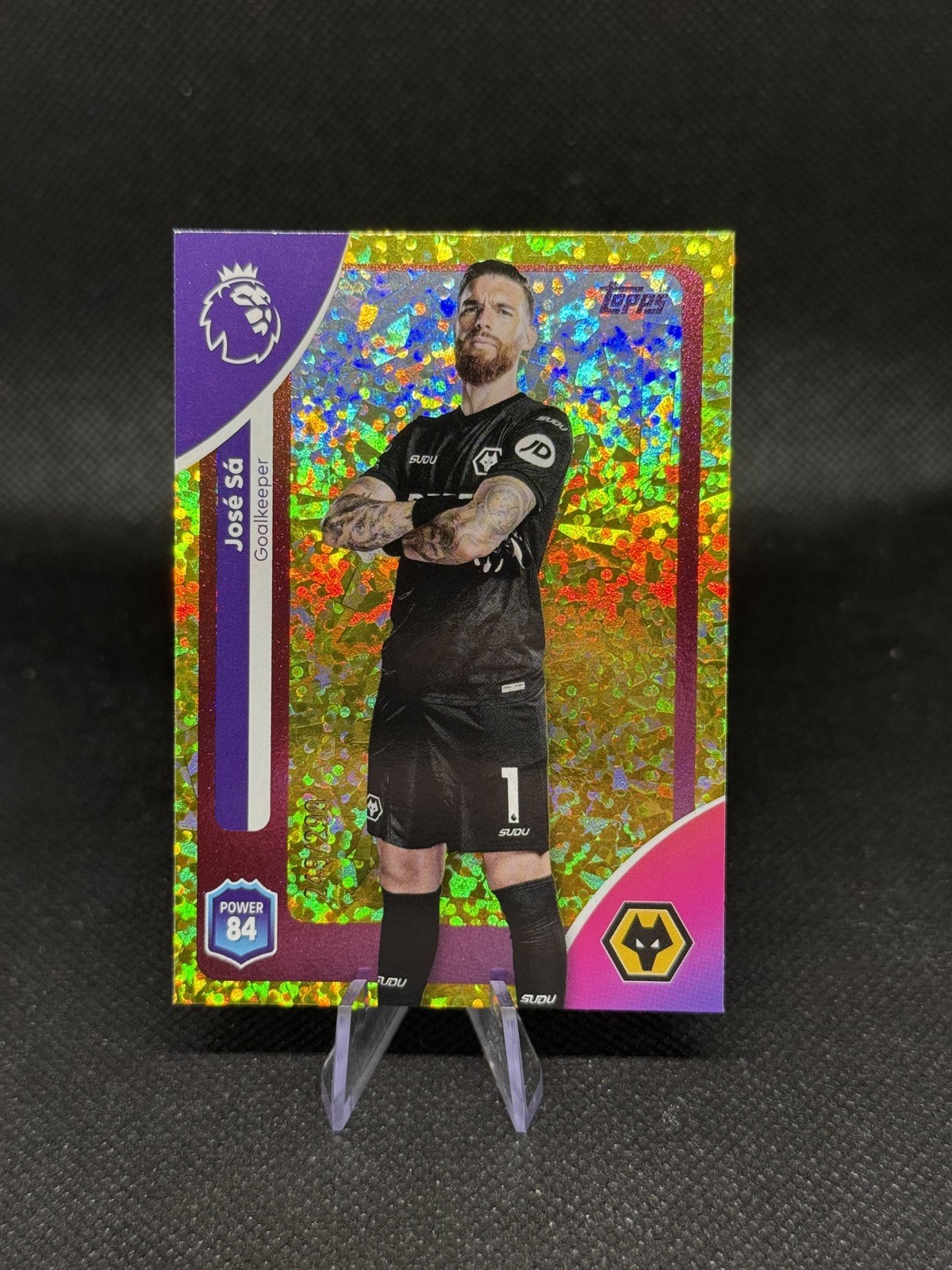 Jose Sa numbered parallel 249/299 Topps Premier League 2026 Wolves 290  for sale on Ebay