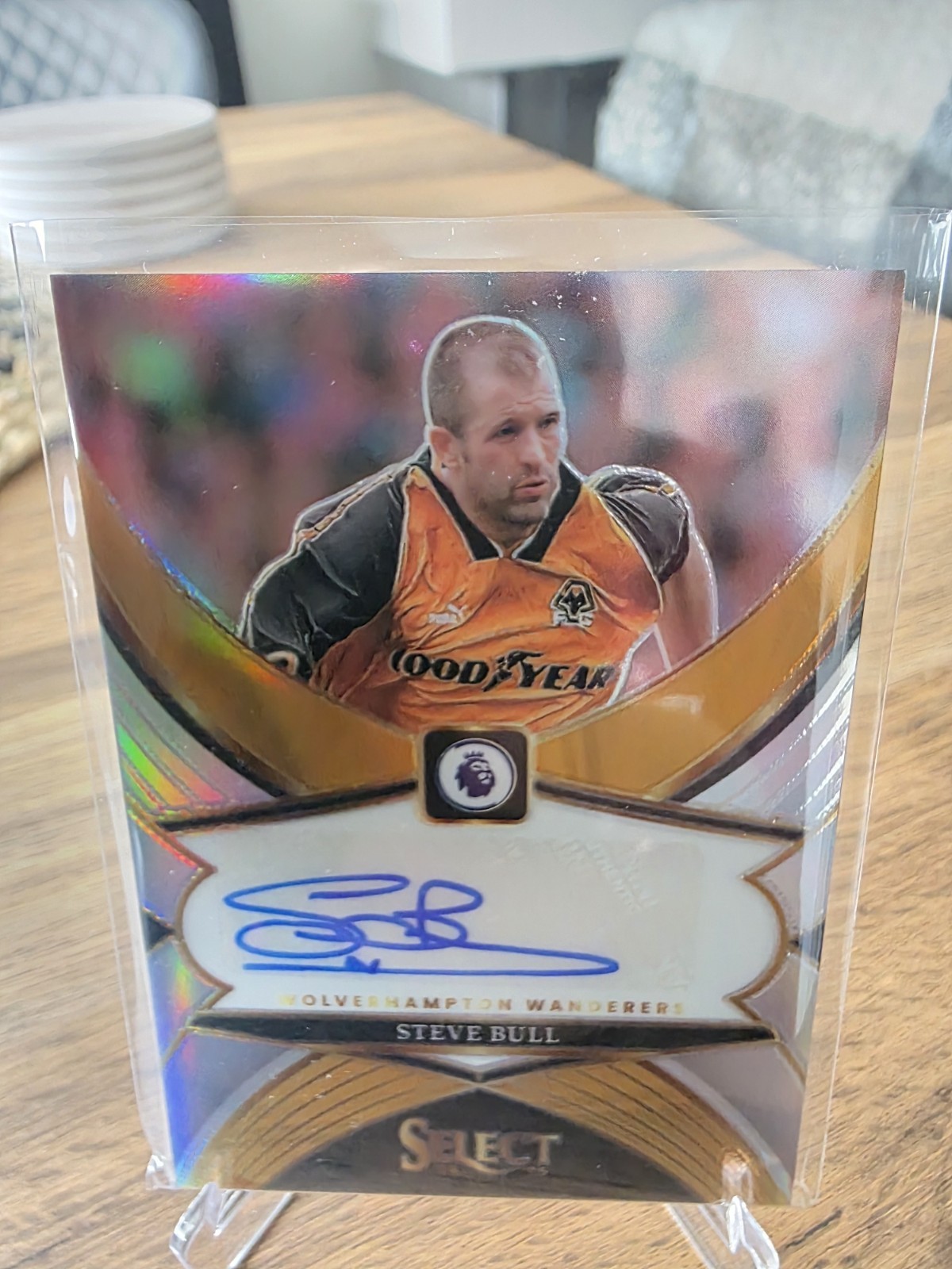Steve Bull Auto  Panini Select Premier League 2024-25 Wolverhampton Wolves  for sale on Ebay