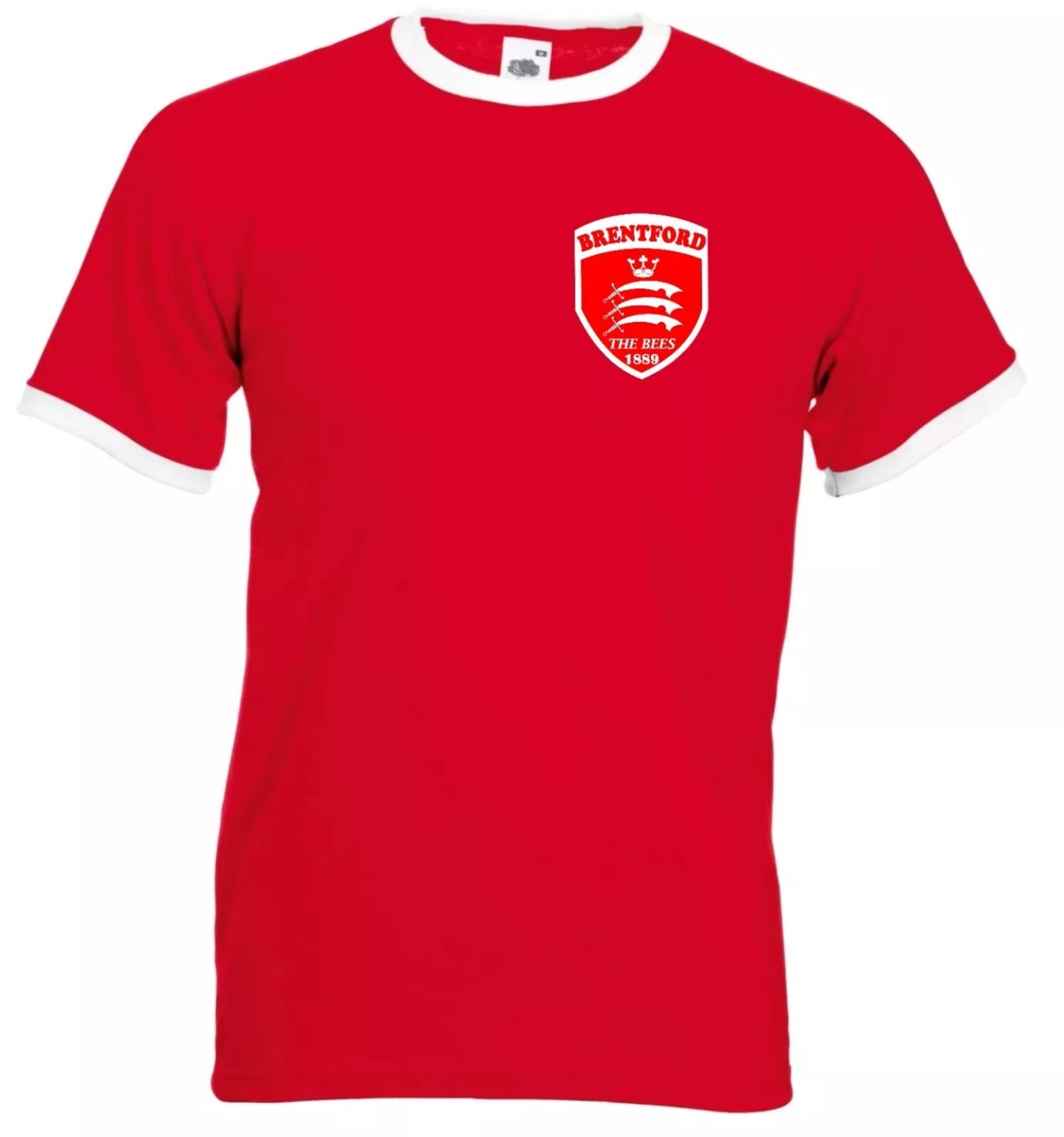 Brentford Football 1889 The Bees Middlesex Retro XL T-Shirt Adult Unisex for sale on Ebay