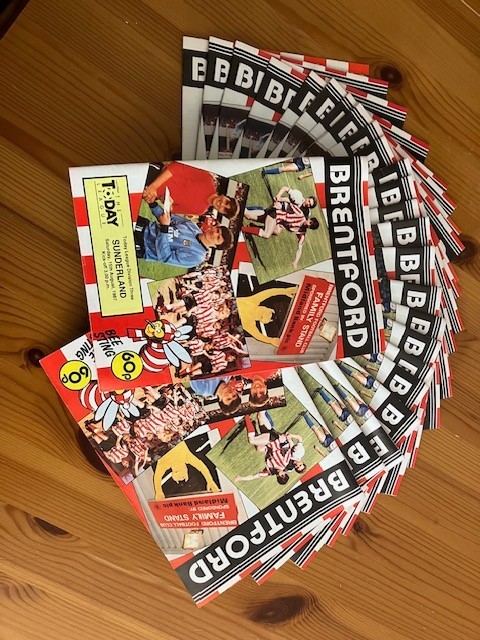 Brentford FC Football Programmes 1987-1988. All home matches. Good cond. for sale on Ebay