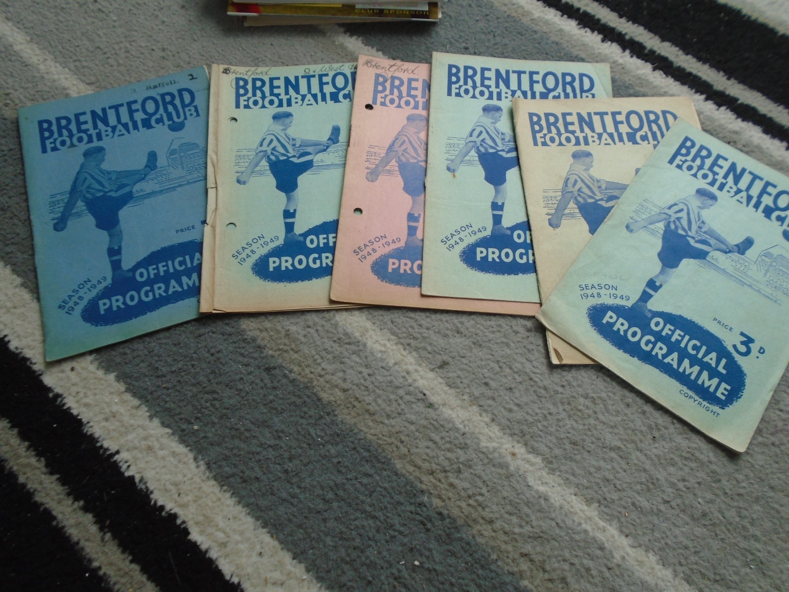 BRENTFORD HOMES 1948-49 X 6 ISSUES ALL LISTED for sale on Ebay