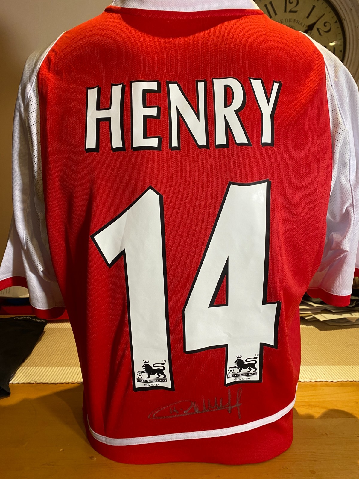 Thierry Henry Hand Signed Arsenal 2003 Invincibles #14 Shirt & Certified COA for sale on Ebay