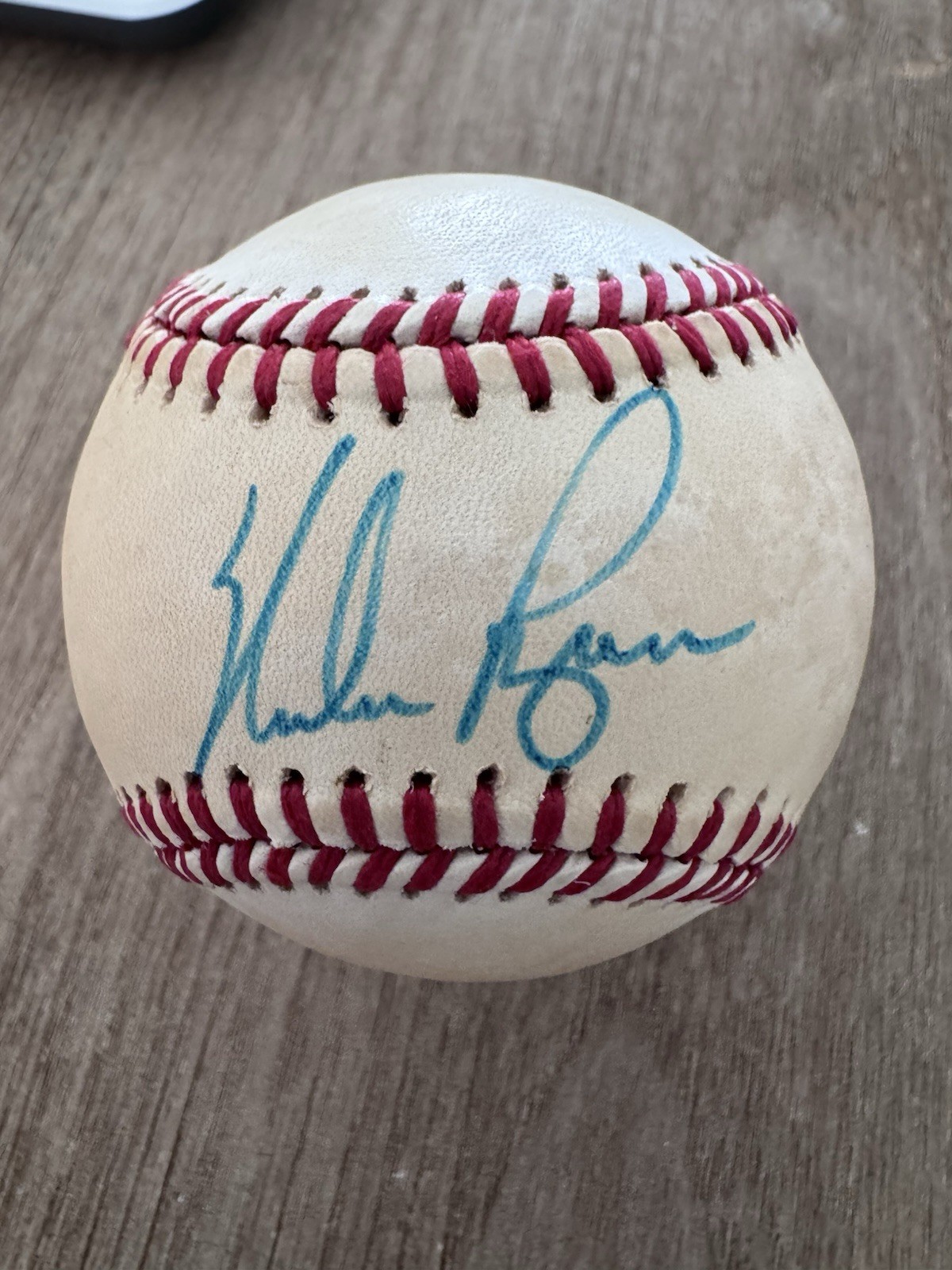 NOLAN RYAN SIGNED BASEBALL RANGERS ASTROS ANGELS THE RYAN EXPRESS for sale on Ebay